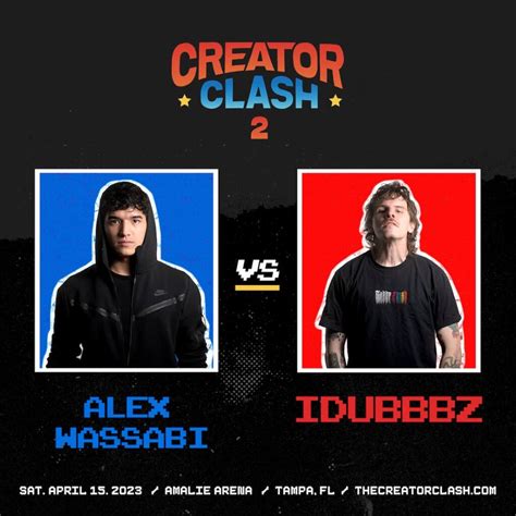 idubbbz vs alex wassabi|Creator Clash 2 IDubbbz vs Alex Wassabi fight card, UK ...